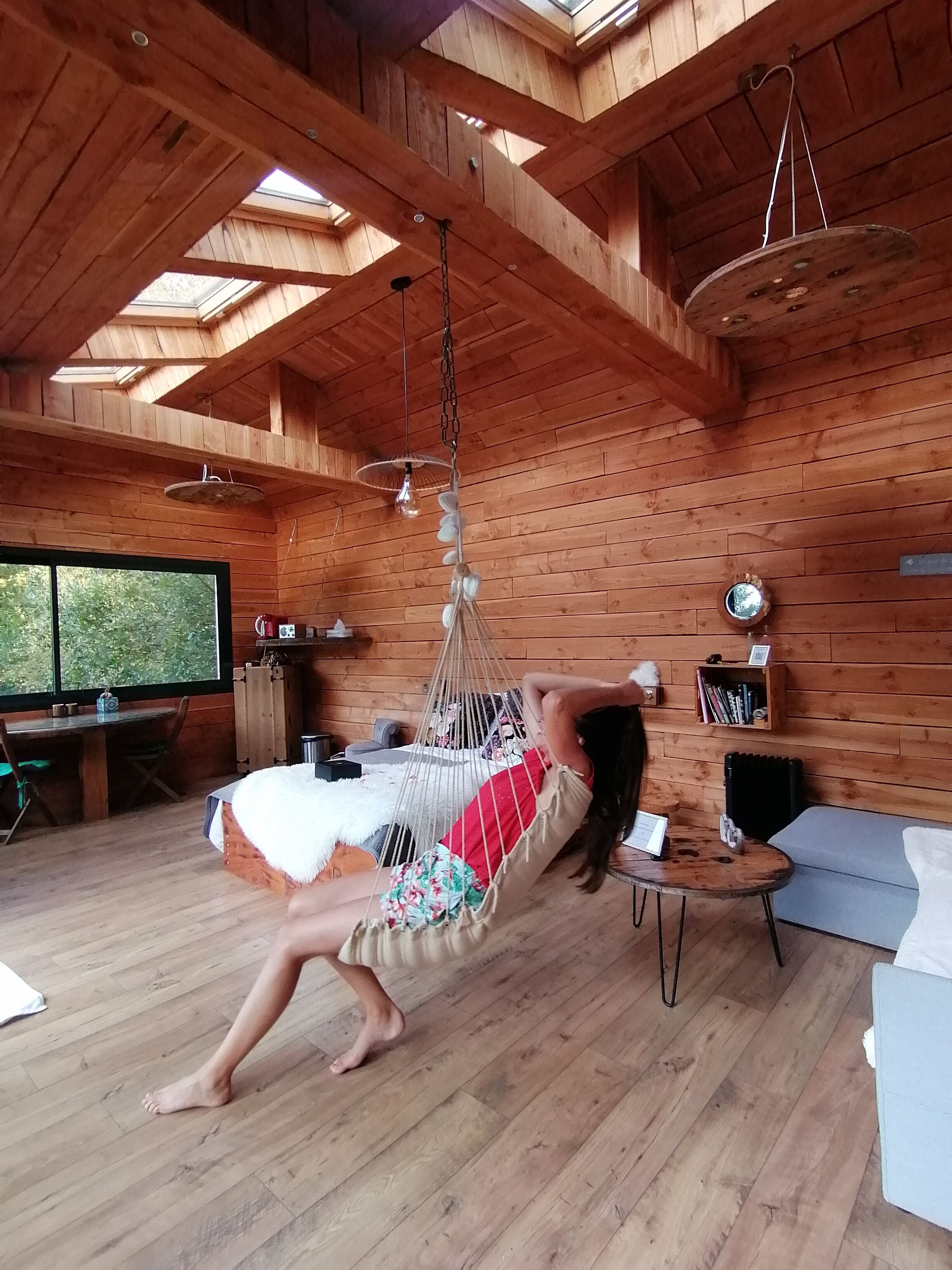 Panorama huisje | Woonruimte