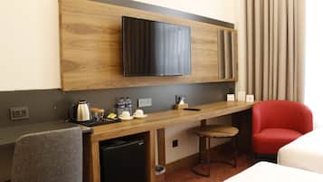 1 Schlafzimmer, hochwertige Bettwaren, Minibar, schallisolierte Zimmer