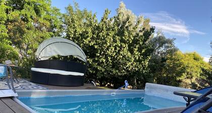 Lovely 1 br, sitting room and kitchenette on an acre. Visiting for the holidays?