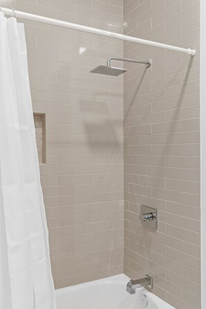Hair dryer, towels - The Corbin 1204: Magnolia Moderns 1-Bedroom Escape (Fort Worth)