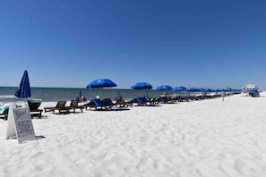 On the beach