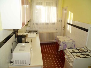 Microwave, oven, stovetop, high chair