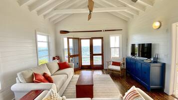 Una Smart TV, libros