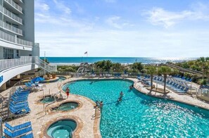 Indoor pool, outdoor pool