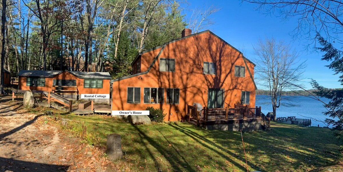 New for 2024! Classic cottage on Brandy Pond w/100' shared waterfront