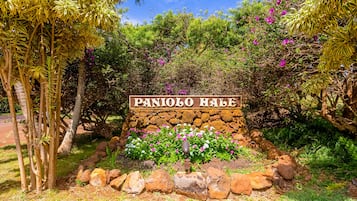 Entrada de la propiedad
