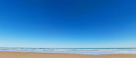 On the beach