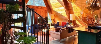 Family A-Frame Lake Cabin w Firepit & Lake-Access!