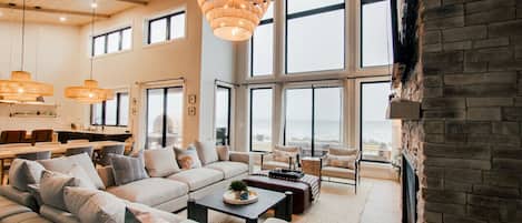 Smart TV, fireplace, offices