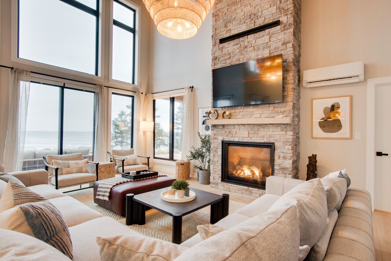 Smart-TV, peis og kontorer