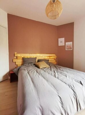 1 quarto, Wi-Fi, roupa de cama