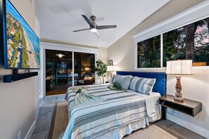 3 habitaciones, tabla de planchar con plancha y cuna de viaje