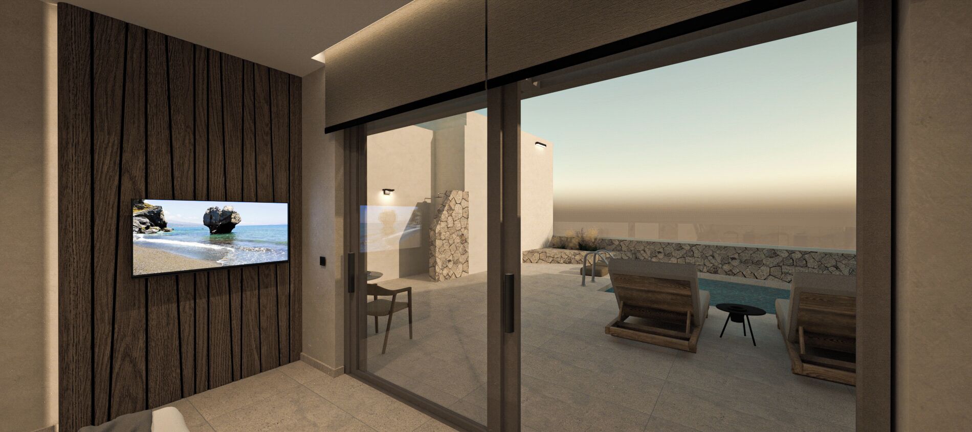 Suite junior, alberca privada | Sábanas de algodón egipcio y ropa de cama de alta calidad 