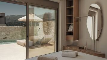 Egyptian cotton sheets, premium bedding, memory-foam beds, in-room safe