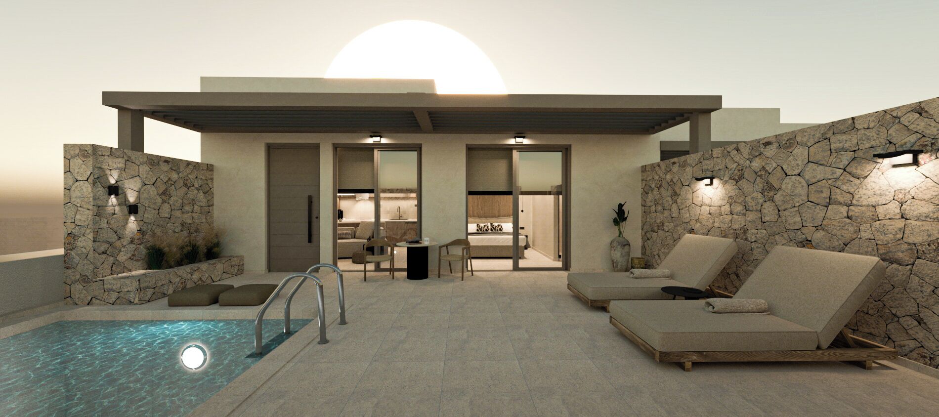 Superior-Suite, eigener Pool | Eigener Pool