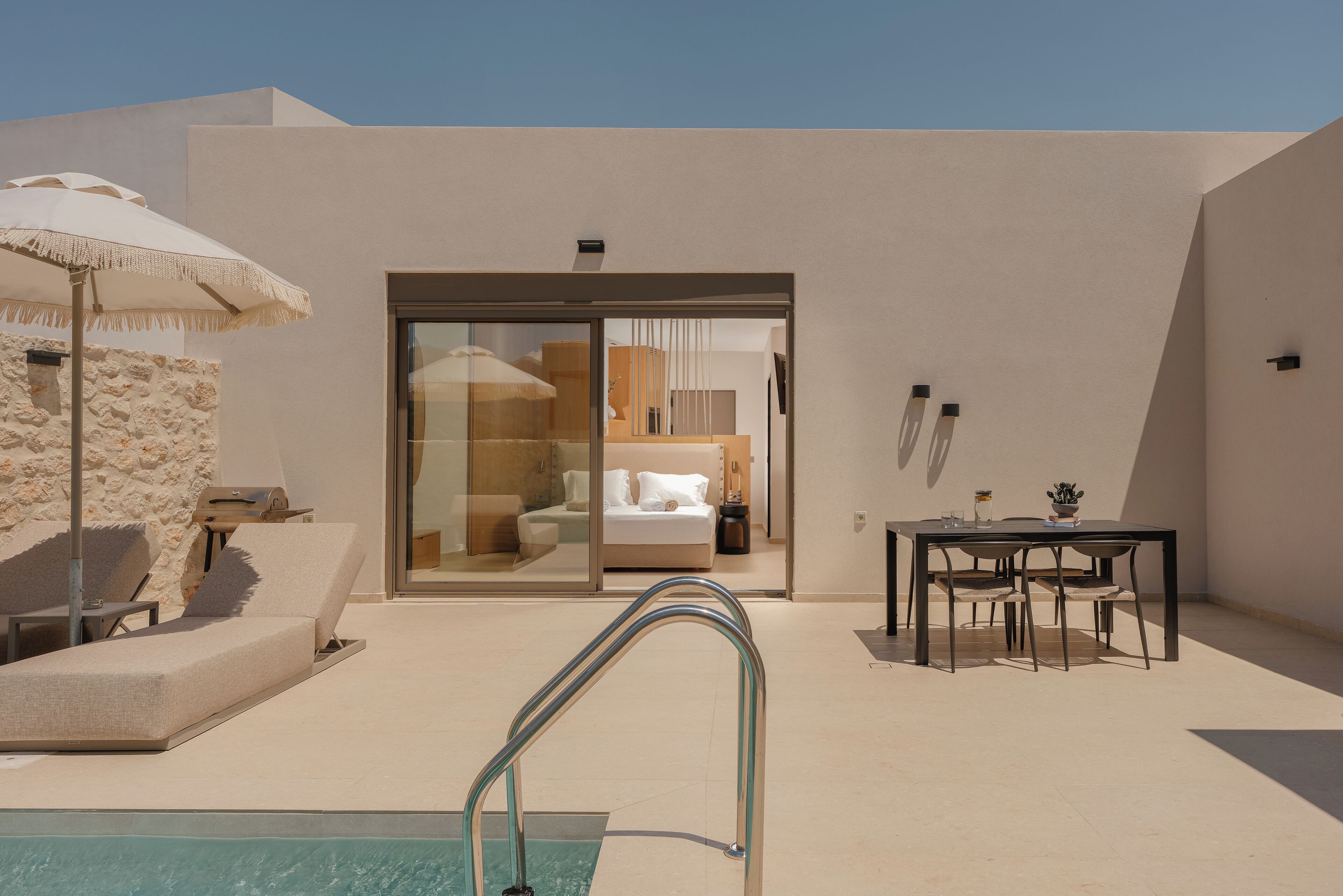 Junior Suite, Private Pool | Terrace/patio