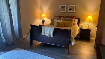 2 bedrooms, in-room safe, iron/ironing board, travel crib