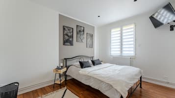 2 chambres, fer et planche Ă repasser, Wi-Fi gratuit, draps fournis