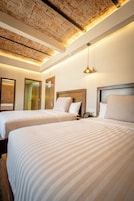 Luxury Double Room, 2 Double Beds | Egyptian cotton sheets, premium bedding, down comforters, in-room safe