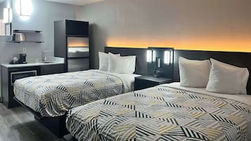 Desk, blackout drapes, iron/ironing board, free WiFi