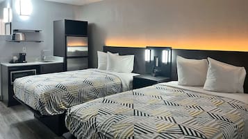 Desk, blackout curtains, iron/ironing board, free WiFi