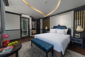 In-room safe, desk, blackout drapes, soundproofing - Lotus D'Orient Cruise (Ha Long)