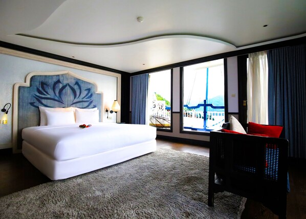 Chambre « Premier » Double ou avec lits jumeaux, terrasse, vue océan | Plan d’étage