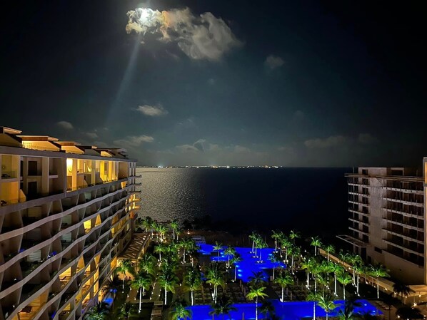 Front of property - evening/night