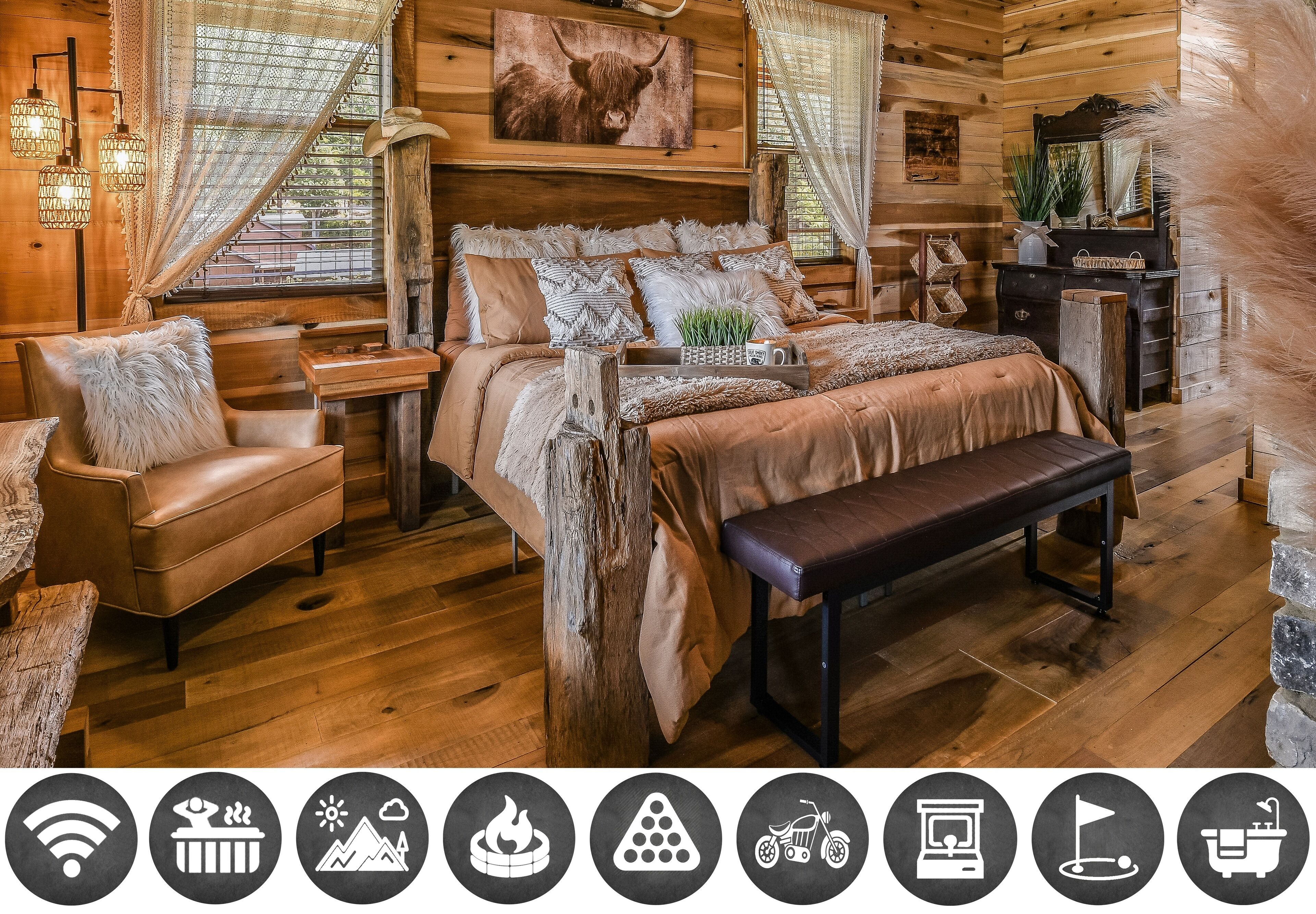 3 bedrooms, iron/ironing board, WiFi, bed sheets