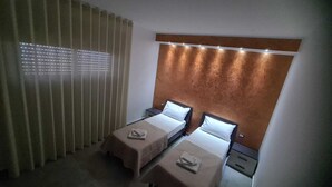 Twin kamer | Geluiddichte muren, gratis wifi