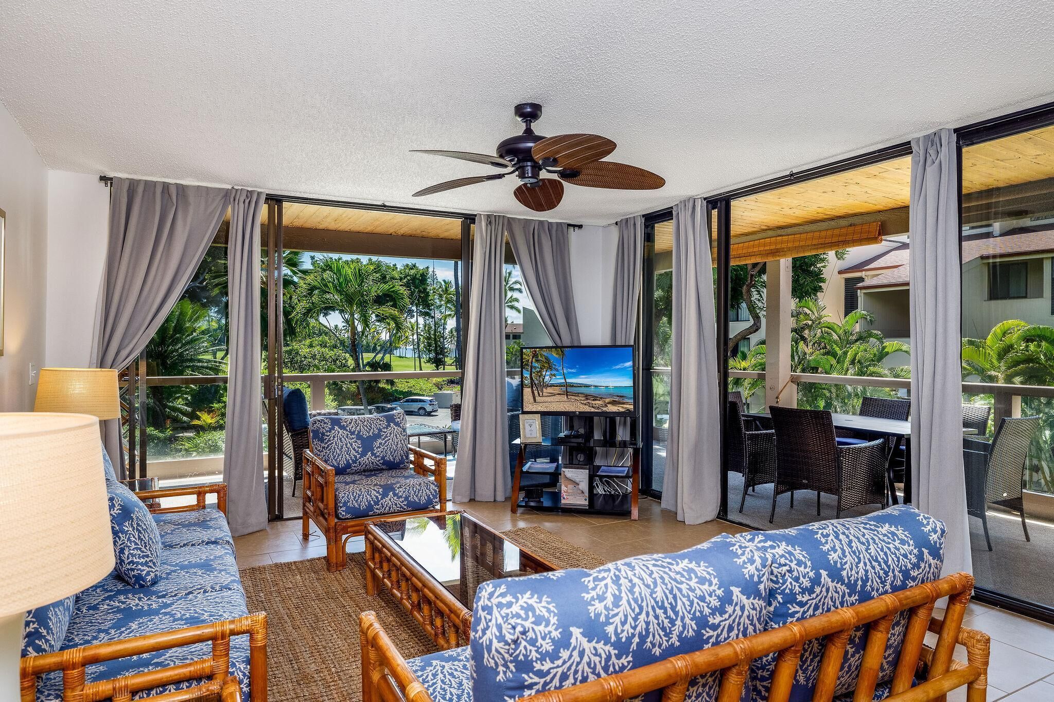 Condo, Multiple Beds (Keauhou Kona Surf & Racquet Club #6-2) | Living area