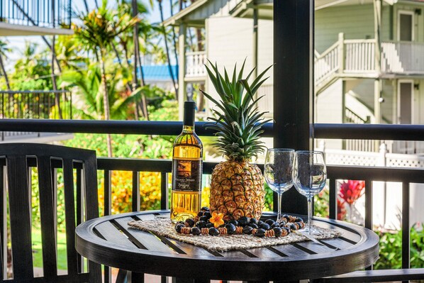Apartment, 1 King-Bett (Kona Alii 208) | Speisen im Freien