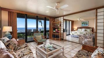 Condo, Multiple Beds (Keauhou Kona Surf and Racquet Club 3-) | Living area