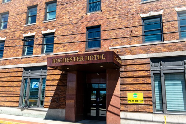 Entrada de la propiedad