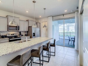 Microwave, dishwasher, high chair