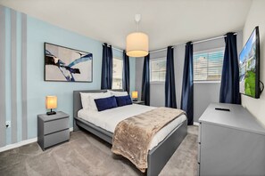 5 soverom, strykejern/-brett, reiseseng for barn og wi-fi