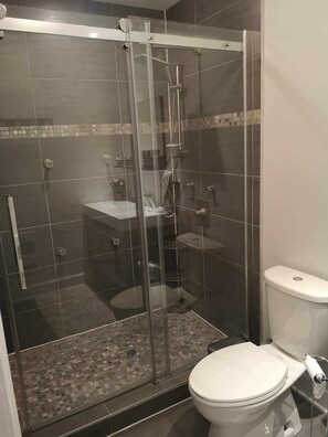 Towels, soap, toilet paper