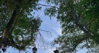 Romantic Adobe Casita, Hot tub, Kitchen, Woodstove, astounding views, historic.