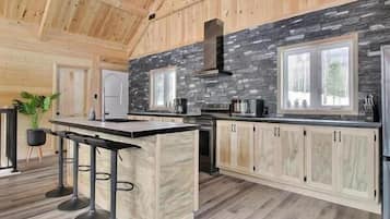 Kühlschrank, Mikrowelle, Herdplatte, Geschirrspüler