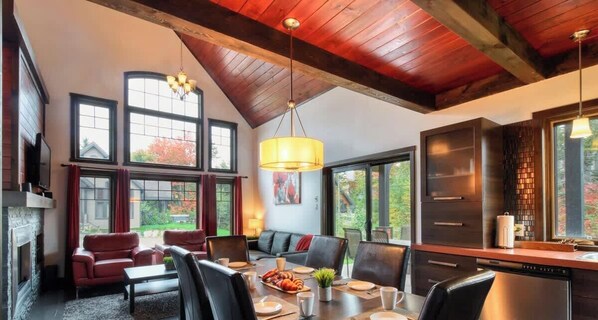 Dining - Chalet charmant  Vacances familiales avec Spa (Scott)