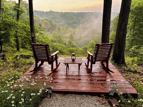 Scenic Mountain view cabin,Fireplace, Kayaks, Lake Access ,Grill,Eureka Springs