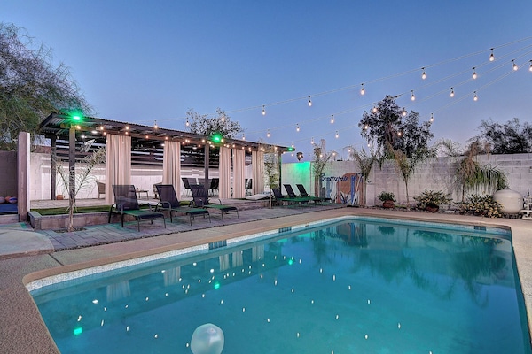 Amazing yard with thousands spent on great amenities for your stay.