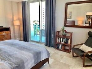 2 dormitorios, cuna de viaje, wifi gratis y ropa de cama