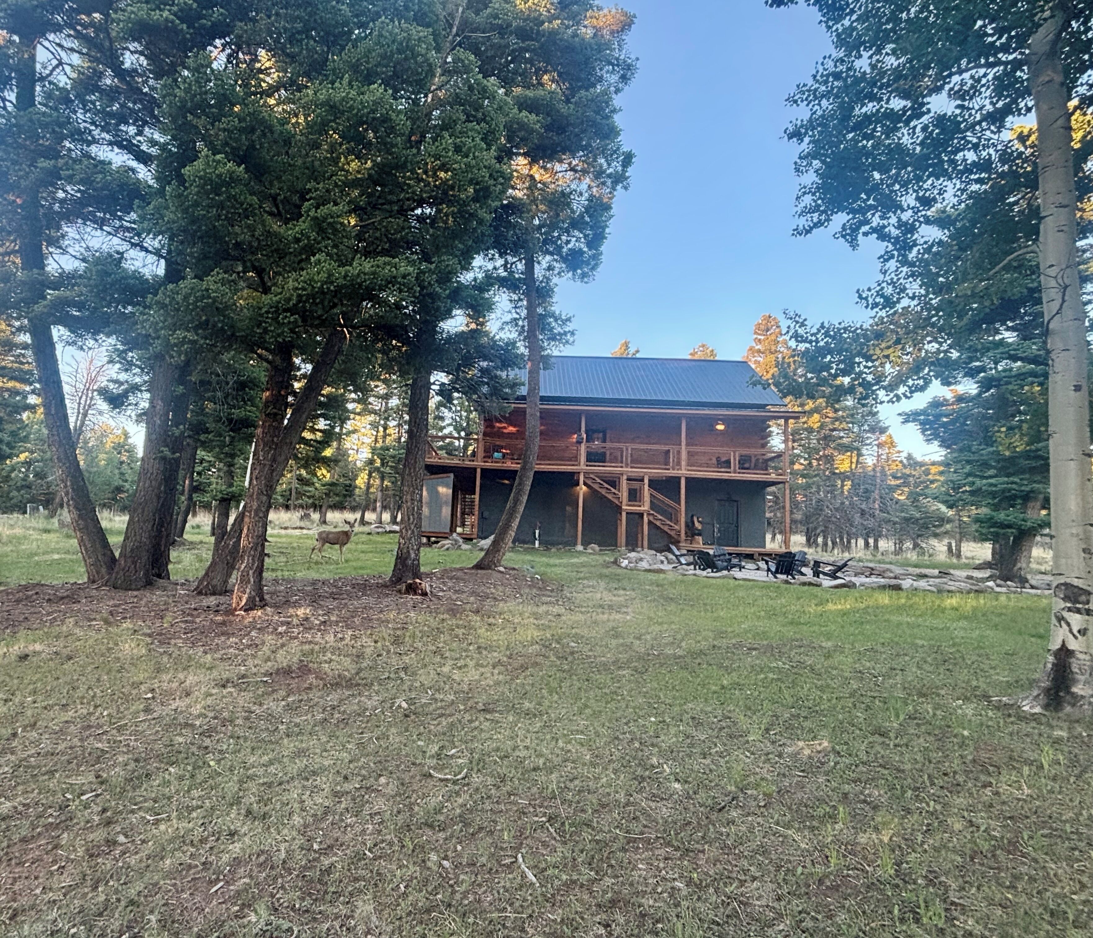 Enjoy a private one-acre retreat where wildlife is a regular visitor