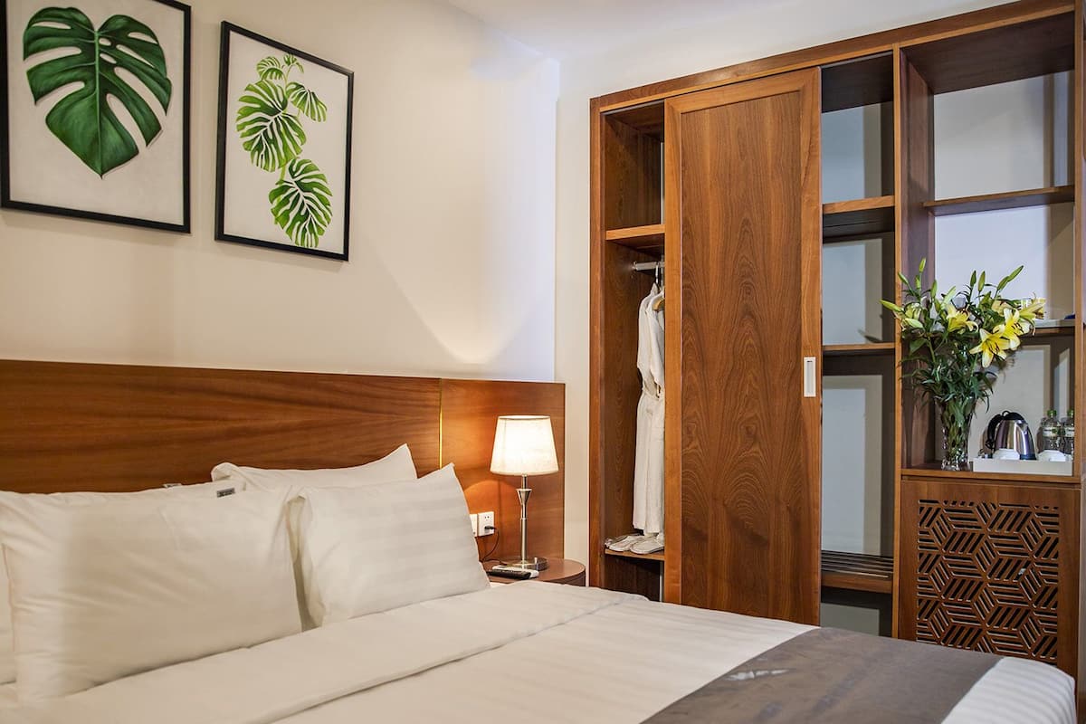 Habitación doble Deluxe | Ropa de cama hipoalergénica, edredón y artículos del minibar gratis