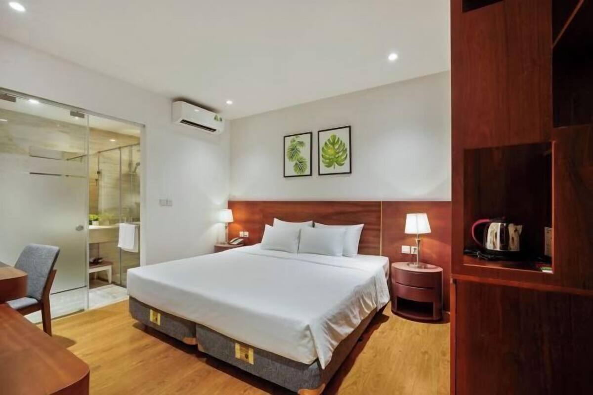 Hypo-allergenic bedding, down comforters, free minibar items