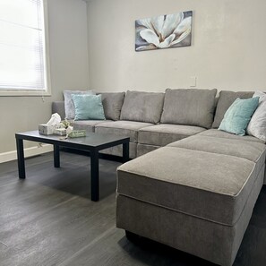 Living area -  3 Bedroom 1 Bath Home with Karaoke, PS4 & Games, Sleeps 8 (Galena)