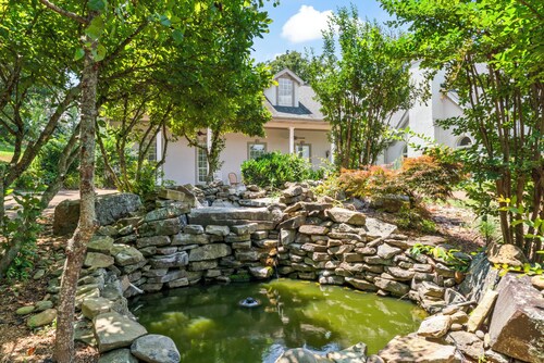 Elegant Sevierville estate with private grounds and indoor pool