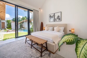 3 bedrooms, in-room safe, free WiFi, bed sheets - Walk to Beach | Private Pool | Designer Villa (Uluwatu)