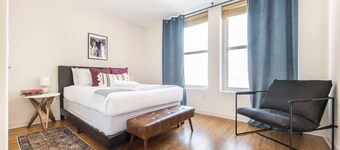 Modern Historic Loft | Walkable + Downtown Views